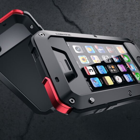 NEW IPHONE 5 TAKTIK EXTREME METAL CASE GORILLA GLASS IMPACT LENS DUST RESISTANT - Picture 10 of 12